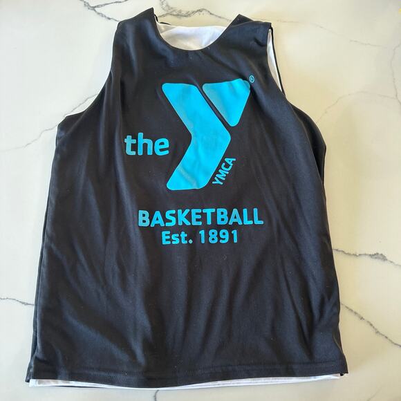 YMCA Reversible Basketball Jersey Youth Small - Number 5 - Picture 3 of 5